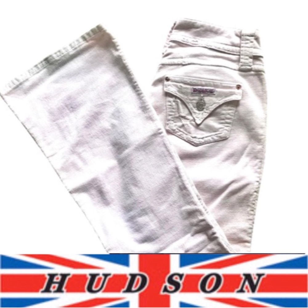 HUDSON Signature Boot Cut Corduroy Pale Pink Pants